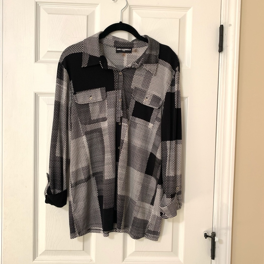 Karl Lagerfeld button down shirt
